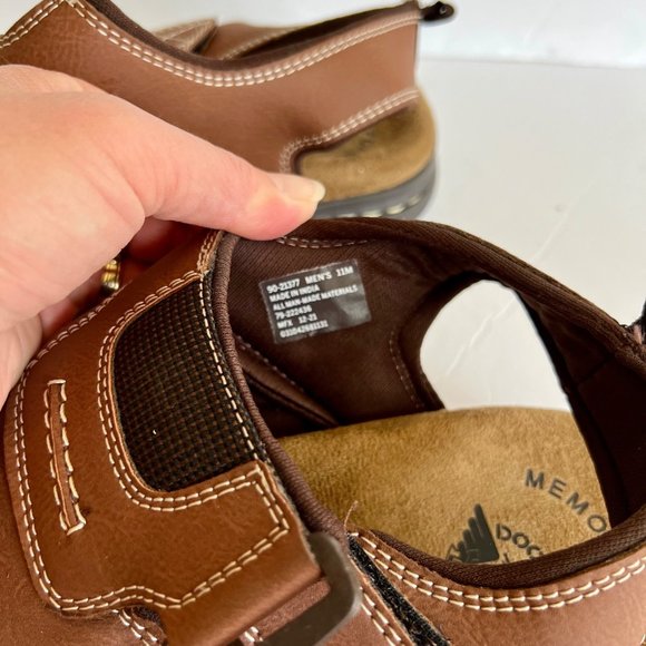Dockers Mens Sandals Brown Closed Toe Comfort Summer Shoes US 11 EU 44 new main image 6